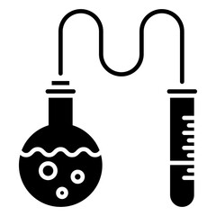 illustration of a test tube