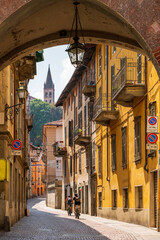 View of Saluzzo, Cuneo, Piedmont, Italy - 598624554