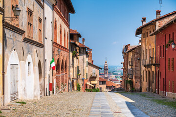 View of Saluzzo, Cuneo, Piedmont, Italy - 598624990