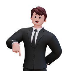 3D Character Businessman
