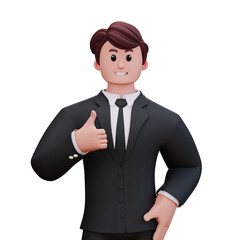 3D Character Businessman
