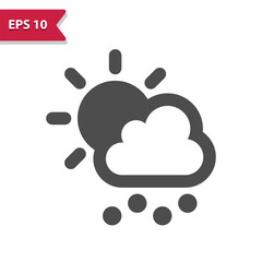 Hail Icon - Hailstorm, Cloud, Hail Storm, Weather, Hailstone, Sun Vector Icon