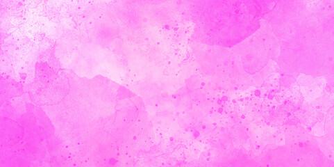 Abstract seamless pink wall watercolor paper patter texture background. pink sky and pink and white watercolor wall grunge background with abstract cloudy sky concept for the space background.