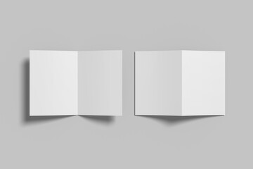 A5 Bifold Brochure Blank Mockup