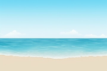 Fototapeta na wymiar Empty sea and beach background