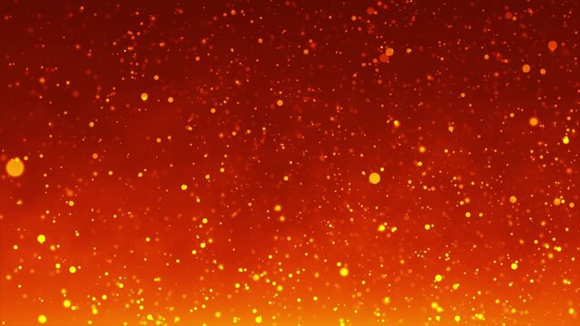 Golden Particles Glitter Background | Abstract Golden Particles Glitter Rain Background | Golden Particle Background | Ultra HD 4K | Seamless Loop
