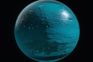 Transparent background cutout of Uranus planet. Generative AI