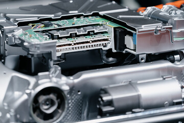 Electric car motor details