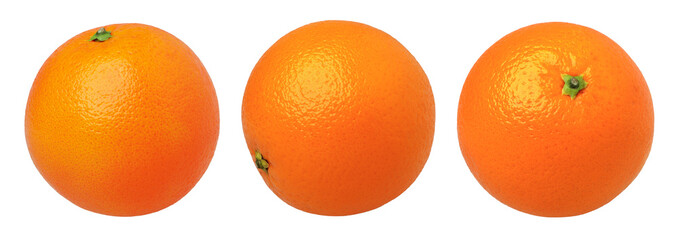 Orange fruit isolated, Orange fruit macro studio photo, transparent png, collection, PNG format, cut out.