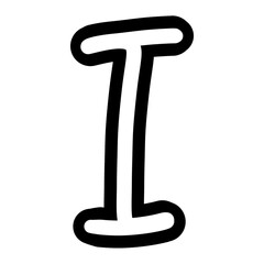 (Uppercase) I
