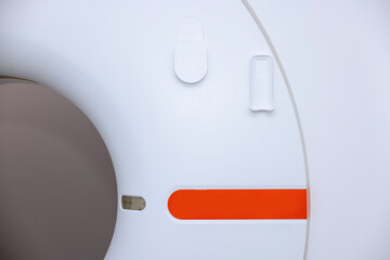 MRI - Magnetic resonance imaging scan device in hospital.