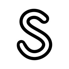 Naklejka premium (lowercase) s