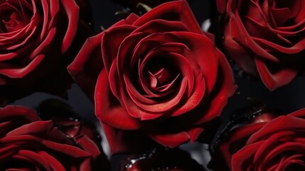 Close-Up of red roses