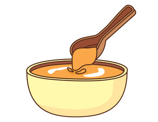 Bowl of honey
