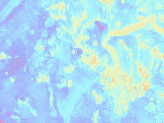 Fototapeta na wymiar Holographic textures abstract background for design. Colorful texture in pink blue yellow turquoise color. Texture for design cover, booklet, banner. paint smears stains, scratches, noise interference