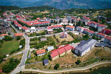 view of the city of Puke- Northern Albania