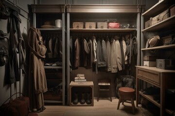 A storage-rich mudroom for all your gear. Generative AI