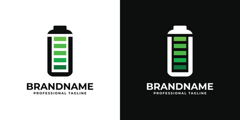 Letter U Battery Logo. Suitable for any business related to Battery with U initial. © Prayoga