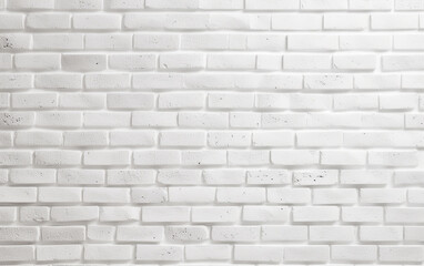 White brick wall background. Generative AI Generative AI