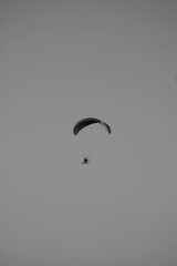 paraglider in the sky