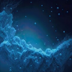 Blue small particles graphical content | Graphic Resources | Generated by AI Generative
