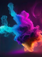 Obraz premium Colorful smokey graphical Content | Graphical Resources | Generated by AI Generative