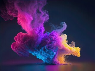 Colorful smokey graphical Content | Graphical Resources | Generated by AI Generative