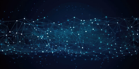 Obraz premium Big Data concept Blockchain Abstract technological