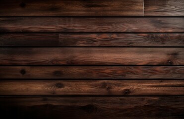 Naklejka premium Dark wooden wood background, generative ai