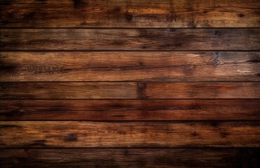 Fototapeta premium Dark wooden wood background, generative ai