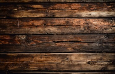 Fototapeta na wymiar Dark wooden wood background, generative ai