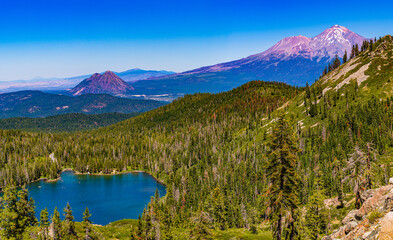 Mt. Shasta and Lakes