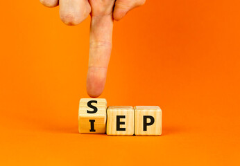 SEP or IEP symbol. Concept words IEP initial enrollment period SEP special enrollment period....