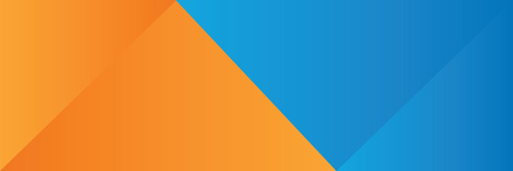 Orange Blue Abstract Background