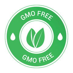 GMO Free Vector icon, symbol graphic