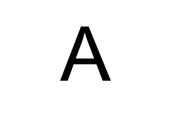 alphabet letter A PNG
