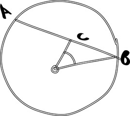 Mathematical element for learning drawing.