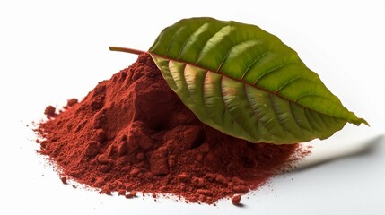Kratom powder, leaves 