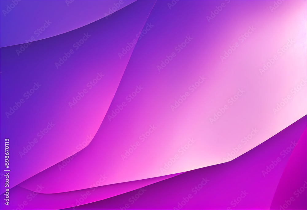 Poster Beautiful abstract colorful background background violet and pink colors. Generative AI technology.
