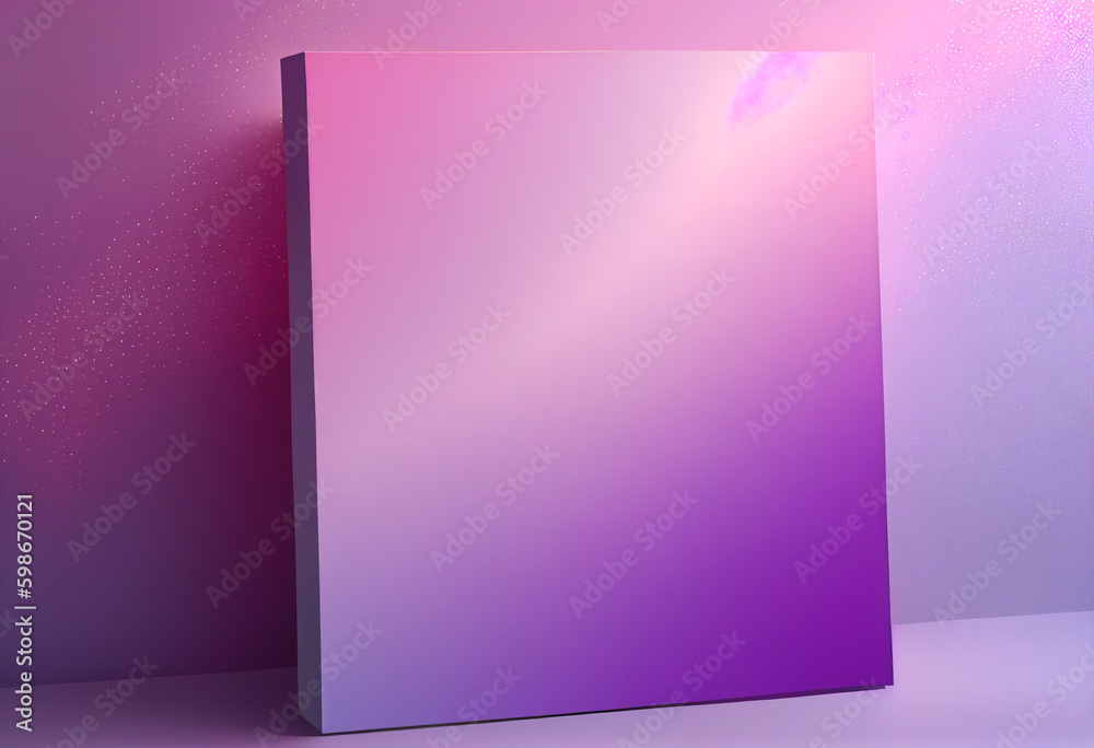 Aufkleber Beautiful abstract colorful background background violet and pink colors. Generative AI technology.
