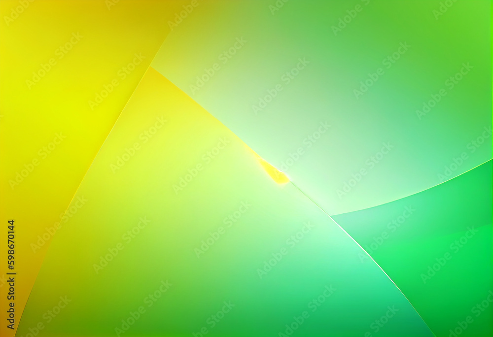 Aufkleber beautiful abstract colorful background background green and yellow colors. generative ai technology.