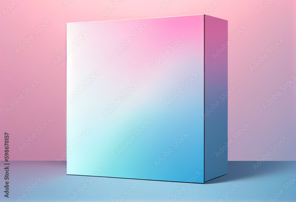 Aufkleber Beautiful abstract colorful background background violet and blue colors. Generative AI technology.
