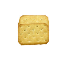 Sugar biscuits isolated on white background