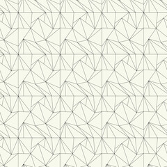 Vector monochrome geometric pattern ib simple graphic design. Fashion trendy geometry.