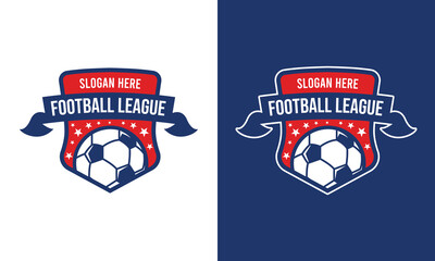 Football Team logo design, Football league 