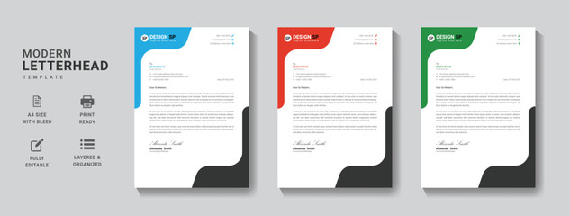 Letterhead Template	
