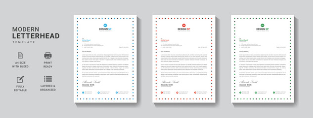 Letterhead Template	
