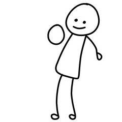 Kids Playing Soccer Doodle