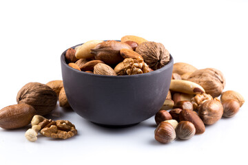 Nuts mix in bowl