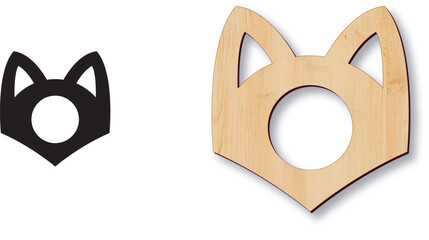 Book holder. Laser cut file. Cat